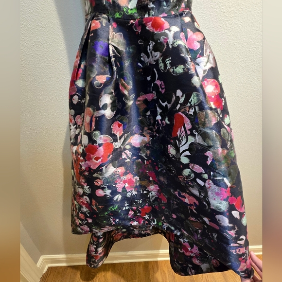 ML MONIQUE LHUILLIER Jadore Gown high to low dress gown NWT Sz 4 - Picture 7 of 11